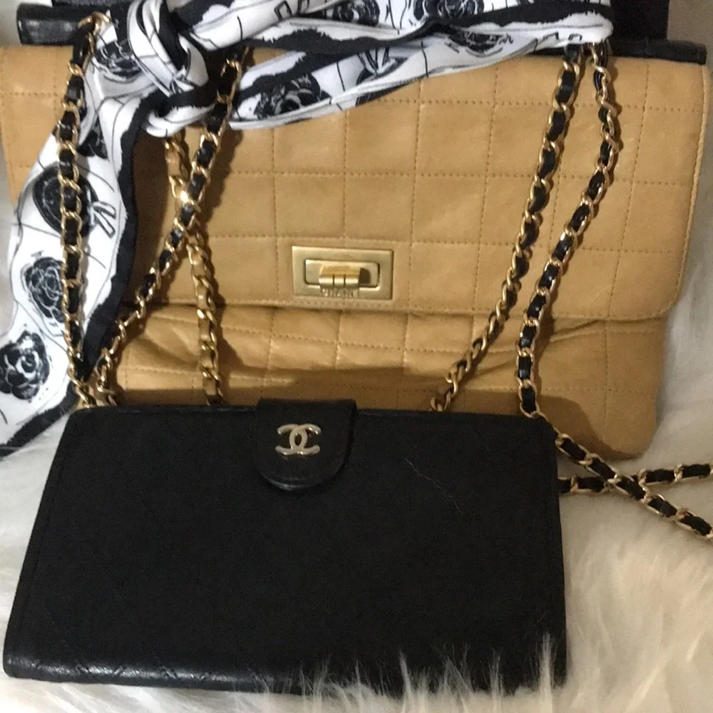 Wild stitch Chanel kids wallet lamb skin - Picture 10 of 14